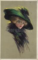 Lady, litho (EB)