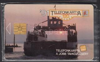 1991-es első kiadású 120 egységes telefonkártya, használatlan