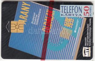 1994-es Arany Oldalak telefonkártya, használatlan