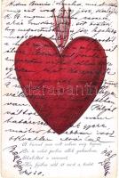 1903 Égő szív grafikus lap