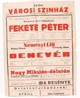 1948 7 klf győri színházplakát