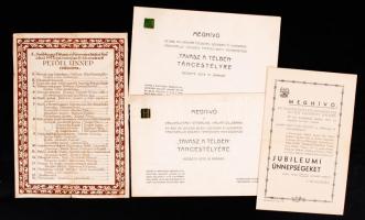 1923-1948 18 db báli meghívó