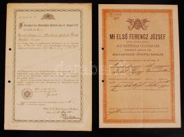 1888 Wien (Bécs), Szabadalmi irat magyar és német nyelven rotációs gépeken végrehajtott újításokról / patent document