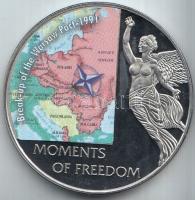 Libéria 2006. 10$ "Szabadság pillanatai - A Varsói Szerződés felbontása 1991" multicolor T...