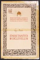 1917 Az Országos Magyar Királyi Vizsgáló Bizottság által kiadott énektanításra képesítő oklevél több...