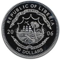 Libéria 2006. 10$ "Szabadság pillanatai-Apartheid vége 1989." multicolor T:PP tanúsítvánnyal Liberia 2006. 10 Dollars "Moments of Freedom-End of Apartheid 1989." multicolor C:PP