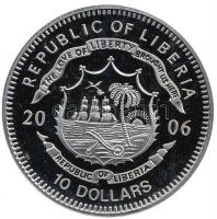 Libéria 2006. 10$ "Szabadság pillanatai - Egyisten hit" multicolor T:PP tanúsítvánnyal
Lib...