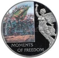 Libéria 2006. 10$ "Szabadság pillanatai - Amerikai polgárháború 1865" multicolor T:PP Liberia 2006. 10 Dollars "Moments of Freedom-The American civil war 1861-1865" multicolor C:PP