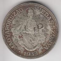 1933. 2P Ag "Madonna" T:3
Adamo P7