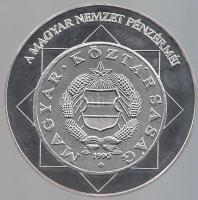 DN "A magyar nemzet pénzérméi - A rendszerváltás téves verete 1989-1990" Ag (0,999) emlékérem (10.37g/35mm) T:PP Tanúsítvánnyal!