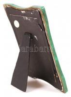 Fényképtartó keret, festett fa, 28×22 cm