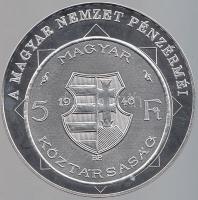 DN "A magyar nemzet pénzérméi - A Forintrendszer bevezetése 1946. 5Ft" Ag (0,999) emlékére...