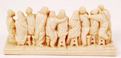 Az utolsó vacsora, műanyag, 21×7 cm, m:9 cm