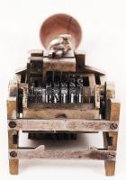 Sorszámozó bélyegző, fém, fa ,m:17 cm