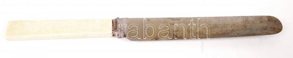 Hiányos kés készlet, jelzett, dobozban, összesen:10 db