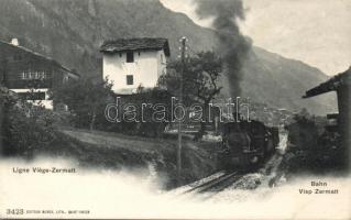 Visp train to Zermatt