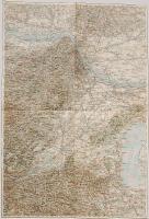 1893 Bécs térkép (színes)