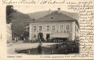 Szklenófürdő, spa house, pharmacy