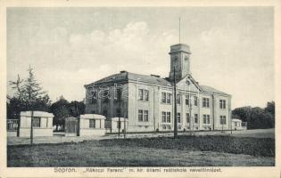 Sopron, Rákóczi Ferenc állami reáliskola nevelőintézet