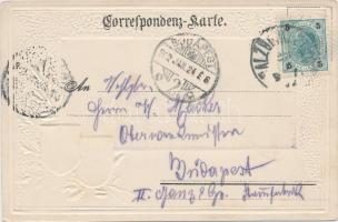 Salzburg, coat of arms, Emb. litho