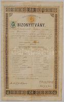 1897/98 Polgári iskolai bizonyítvány Pozsony