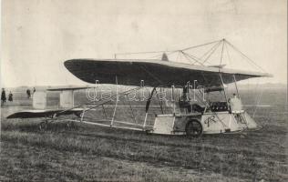 Petróczy István százados tábori pilóta Pischof monoplánon / Hungarian monoplane