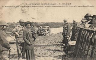 Elisabeth of Bavaria, WWI, listening to music in trench (EK) 