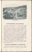 cca 1910 Tátrafüred képes ismerettő füzet / picture booklet 24p
