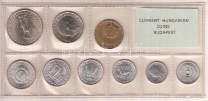 1981. 2f-10Ft 9db klf érmés forgalmi sor fóliatokban T:1