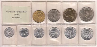 1985. 2f-20Ft 10db klf érmés forgalmi sor fóliatokban T:1