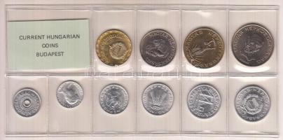 1987. 2f-20Ft 10db klf érmés forgalmi sor fóliatokban T:1
Adamo FO20