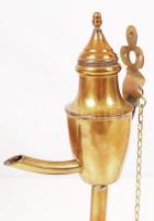 Olajmécses, réz, m:26 cm