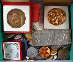 Doboznyi vegyes szocialista díjérem, kitüntetés és jelvény T:vegyes