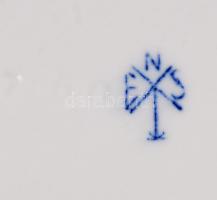 Ens rózsás bonbonier, jelzett, hibátlan, kézzel festett/ Handpainted  ENS chinaware bonbonier, 11×20...