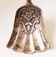 Ezüst (Ag.)desszert  kiskanál (2db), jelzett (835), nettó:15 g(30g), h:12 cm