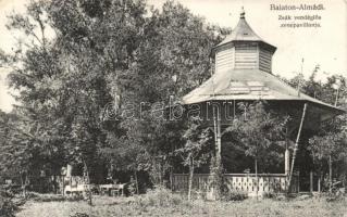 Balatonalmádi, Zsák vendéglős zenepavilonja; Pethe Victor kiadása (EK)