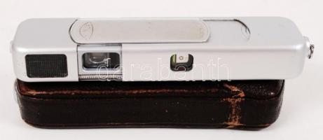Minox B fényképezőgép vakuval eredeti tokjában / Minox camera with flash