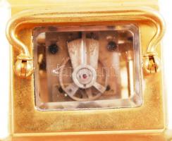 Mini utazóóra kulccsal, hibátlanul működik / Mini traveller's watch 8 cm