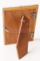 Ezüst (Ag) képkeret / Silver frame 18x11 cm