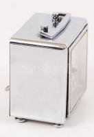 cca 1940 Art deco mechanikus ébresztőóra kétfunkciójú, kétirányú felhúzókarral (óra és vekker) /
Art...