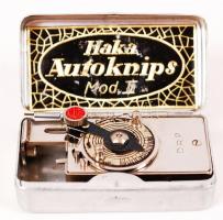 cca 1930 HAKA Autoknips II. időzítő kapcsoló, önkioldó dobozában / timer