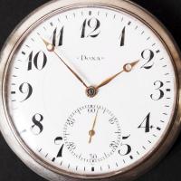 cca 1920 Ezüst (Ag) Doxa zsebóra szép állapotban / Silver pocket watch in good condition