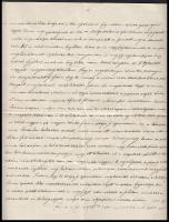 1912 Steuer Ábrahám szatmári rabbi saját kézzel írt levele / Rabbi from Satu Mare autograph letter