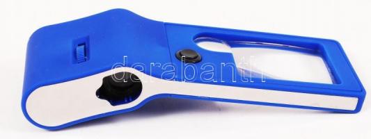 Bontatlan, új nagyító beépített ledes világítással, 55x mini mikrószkóppal, UV lámpával / Magnifier ...