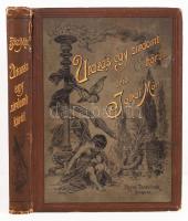 Jókai Mór: Utazás egy sírdomb körül; Bp., 1889 Révai Testvérek. Fametszetekkel. Kissé kopott, festett egészvászon kötésben