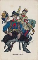 1942 - Szyk Caricatures. A complete set of 6 humourous propaganda postcards; caricatured by Arthur S...