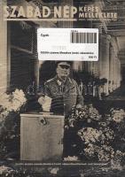 Sztálin szavaz Moszkva lenini választókerületének első körzetében, "Szabad Nép" képes melléklete (1950.III.19)