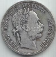 Ausztria 1879. 1Fl Ag "Ferenc József" T:3 Austria 1879. 1 Florin Ag "Franz Joseph" C:F Krause KM#2222