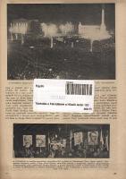 Tűntetés a Felvidékért a Hősök terén 1938.IX.21-én, Hitler és Chamberlain angol miniszterelnök sorsdöntő találkozása, "Uj Idők" 1938.X.2