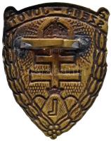 ~1940. "Szebb Jövőt" Levente lemez sapkajelvény (42x32mm) T:2